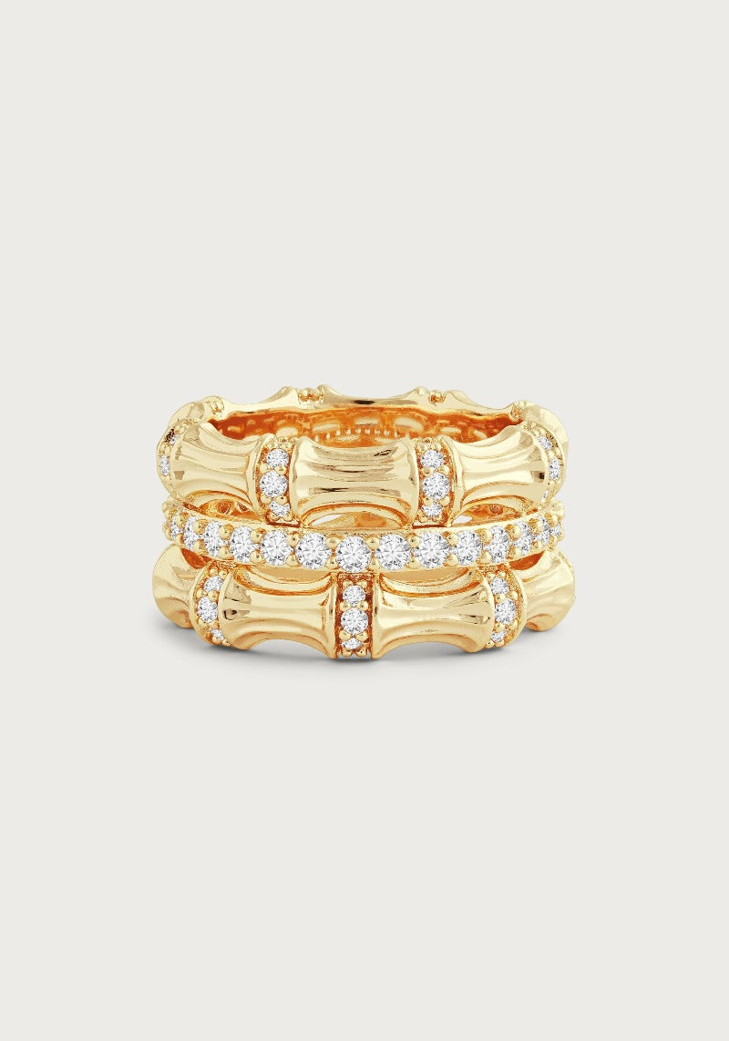 ANABEL ARAM Bamboo Stack Ring