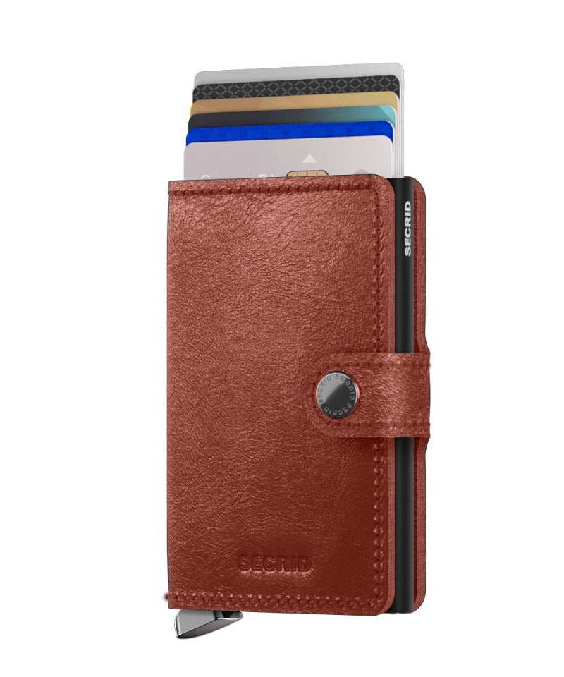 Premium Miniwallet Basco Brown Black