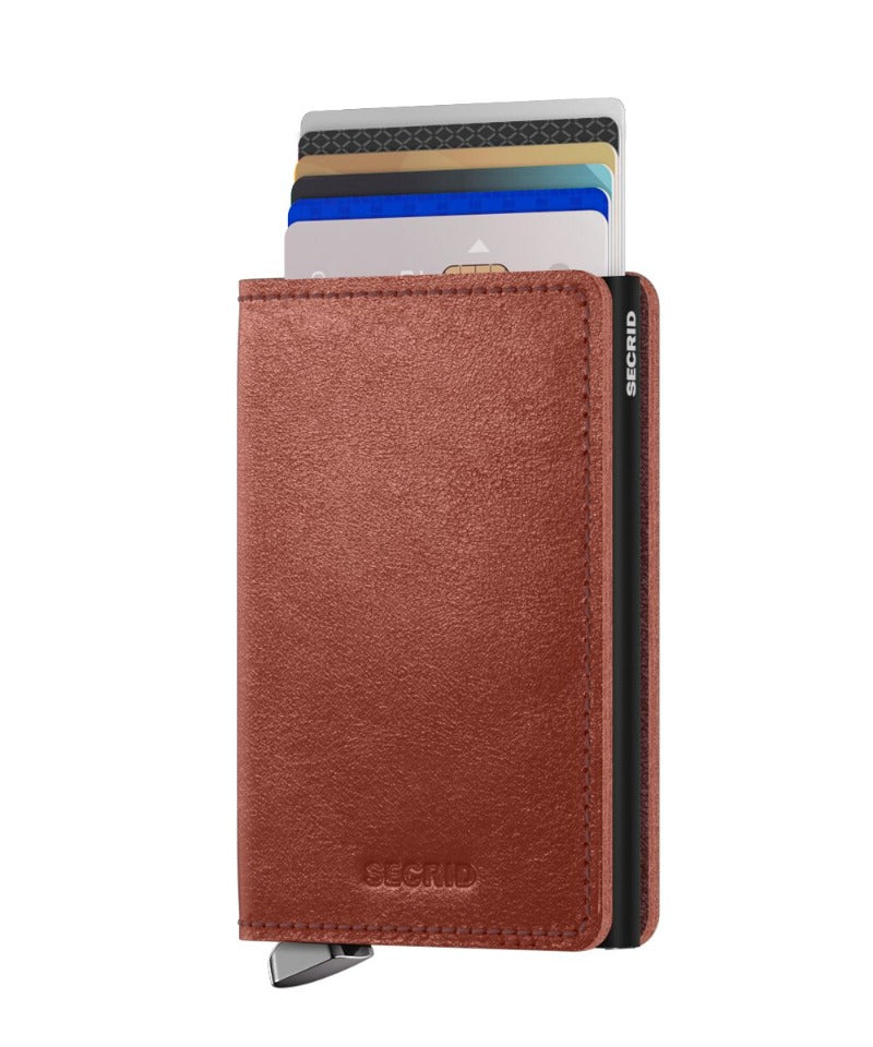 Premium Slimwallet Basco Brown Black