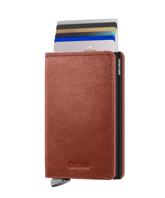 Premium Slimwallet Basco Brown Black