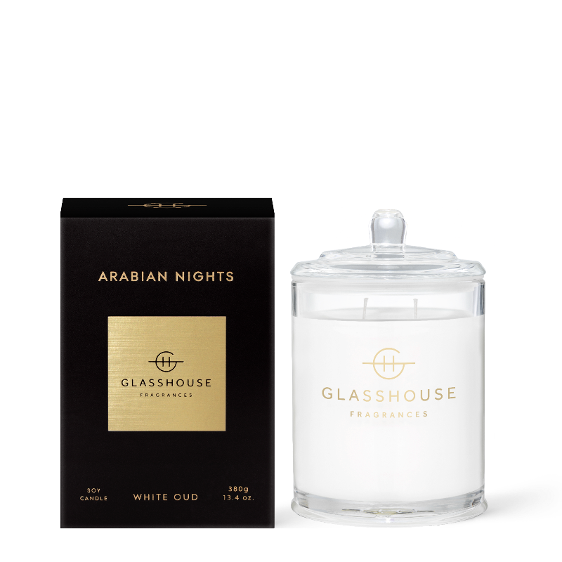 GLASSHOUSE FRAGRANCES Arabian Nights Triple Scented Candle