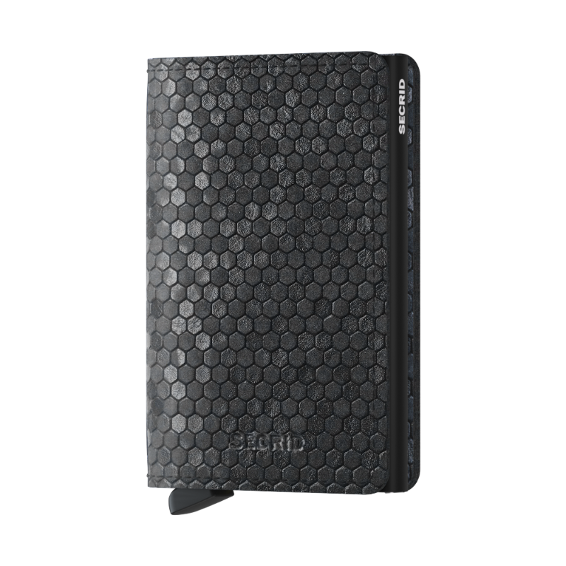 Slimwallet Hexagon black