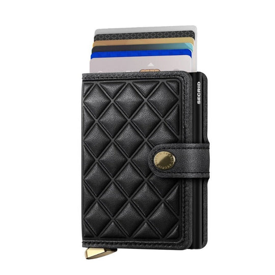 Premium Miniwallet Emboss Diamond Black