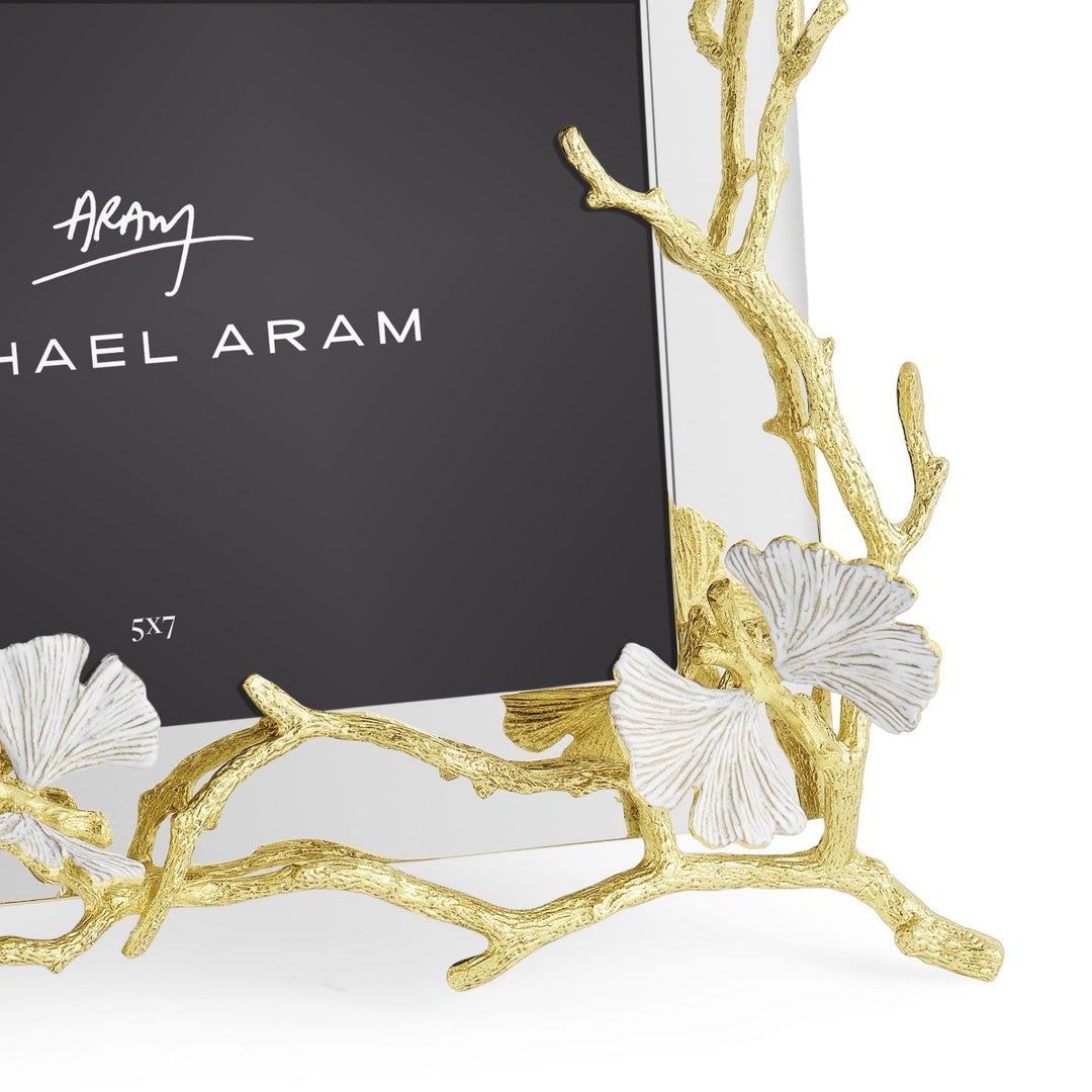 MICHAEL ARAM Butterfly Ginkgo Gold Reflective Frame