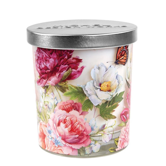 MICHEL DESIGN WORKS Blush Peony Candle Jar With Lid