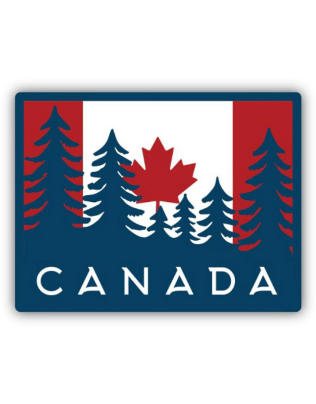 CA Flag Trees Canada