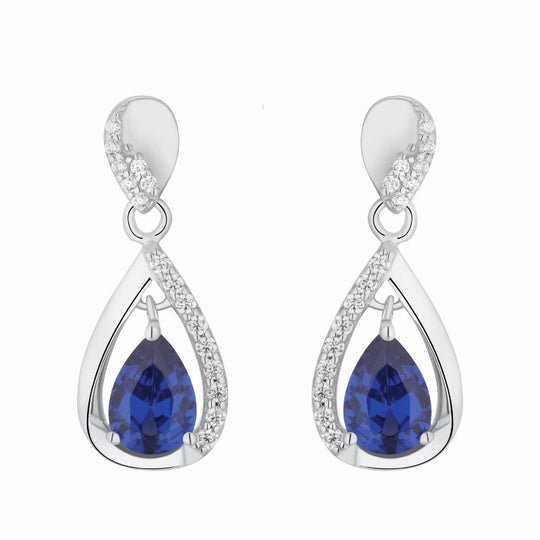 AMOR Earrings for Women, Silver 925