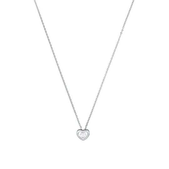 AMOR Chain with pendant for Women, Silver 925 | heart