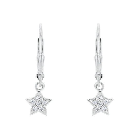 AMOR Earrings for Girls, Silver 925 | star