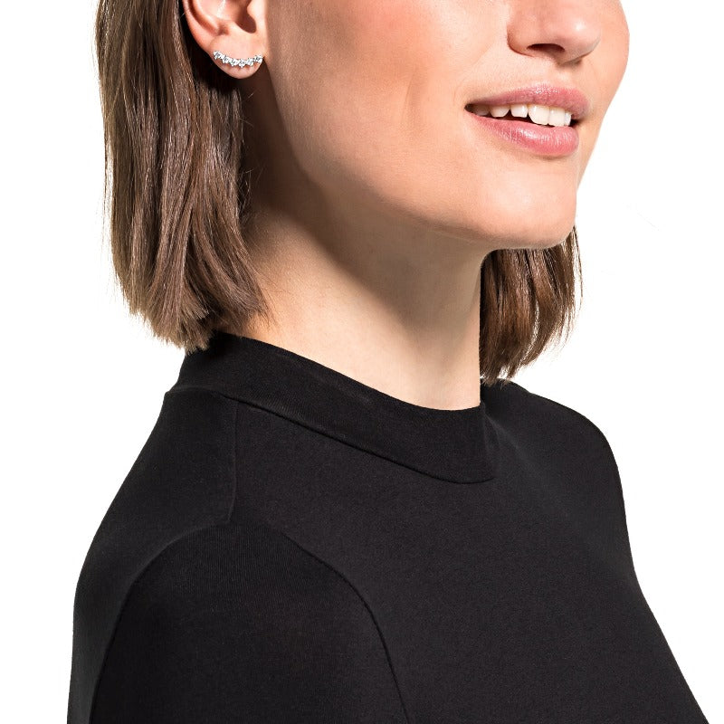 AMOR Ear studs for Women, Silver 925
