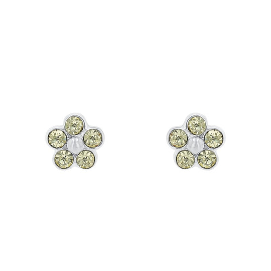 AMOR Ear studs for Girls, Silver 925 | flower