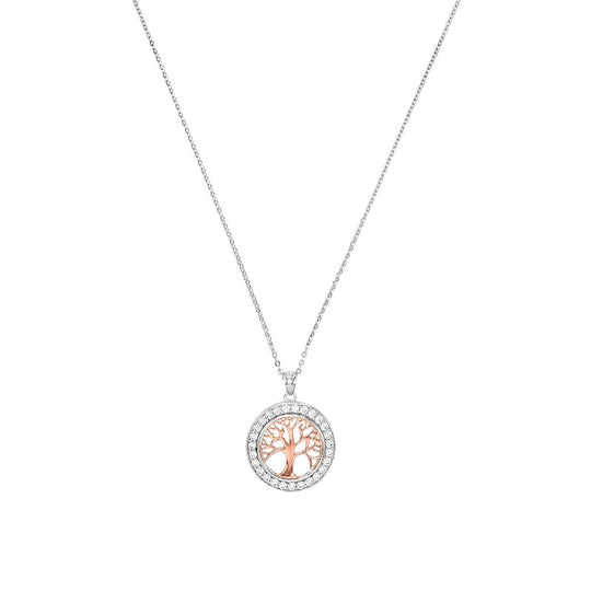 AMOR Chain with pendant for Women, Silver 925 | tree of life