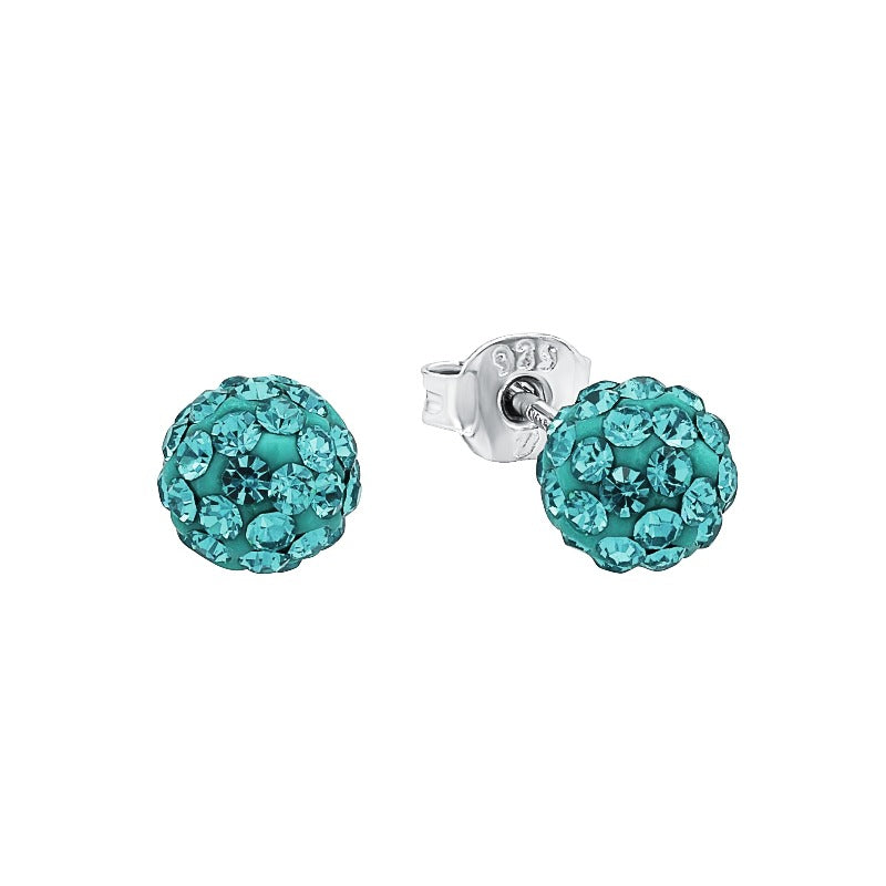 AMOR Ear studs for Women, Silver 925