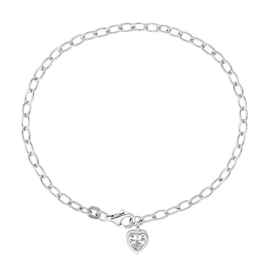 AMOR Bracelet for Women, Silver 925 | heart