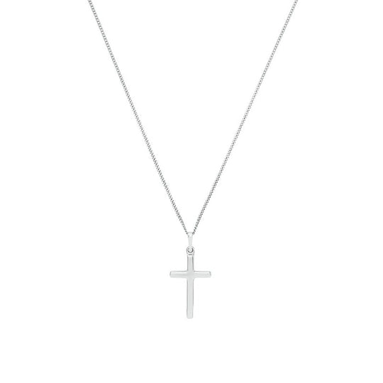 AMOR Chain with pendant for unisex, Silver 925 | cross