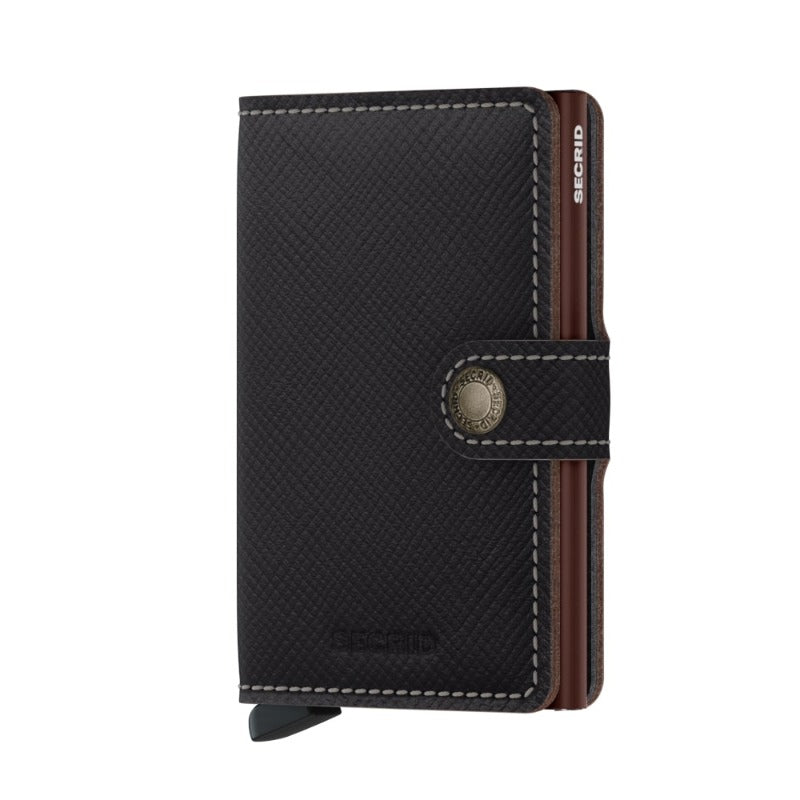 Miniwallet Saffiano Brown