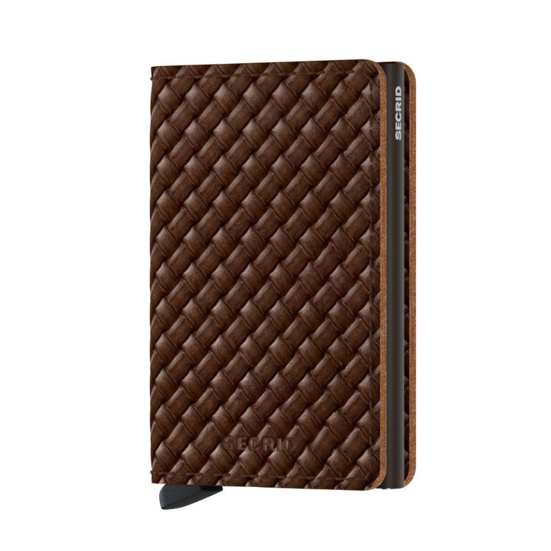 SECRID Slimwallet Basket Brown