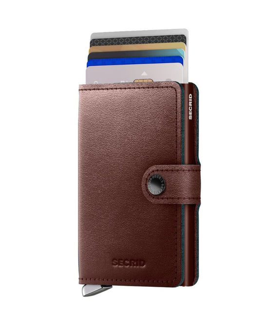 Premium Miniwallet Dusk Dark Brown