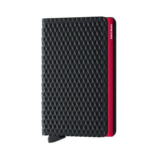 Slimwallet Cubic Black Red